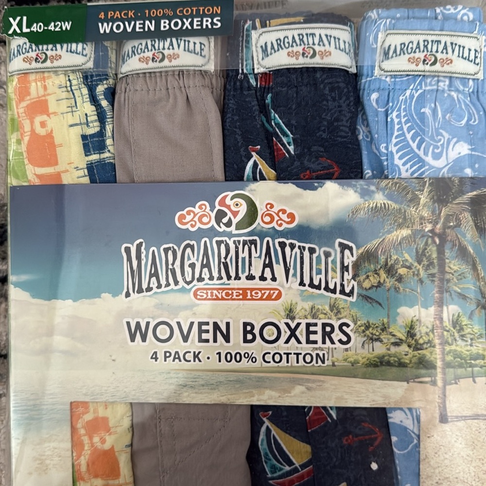 Margaritaville woven boxers size XL men’s - Picture 2 of 3